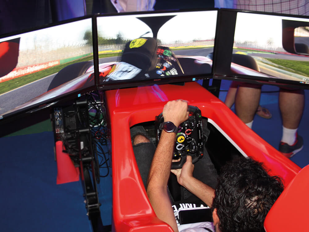 F1 Cockpit Static Simulator